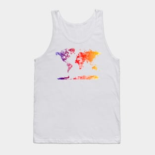 world map Tank Top